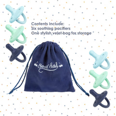 Sweet Child collapsible-handle pacifier for secure clip attachment