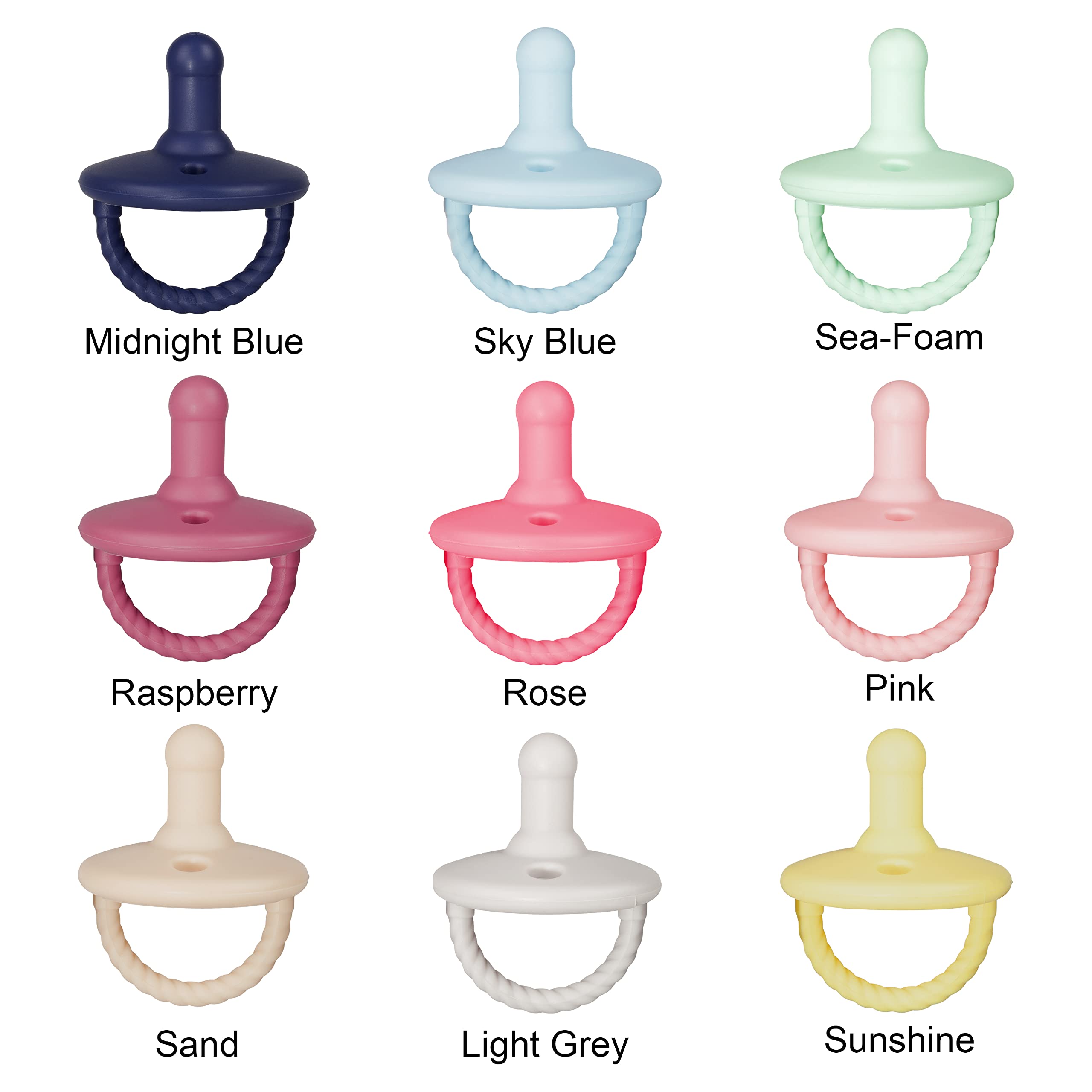 Sweet Child pacifier covered by a satisfaction guarantee for peace of mind