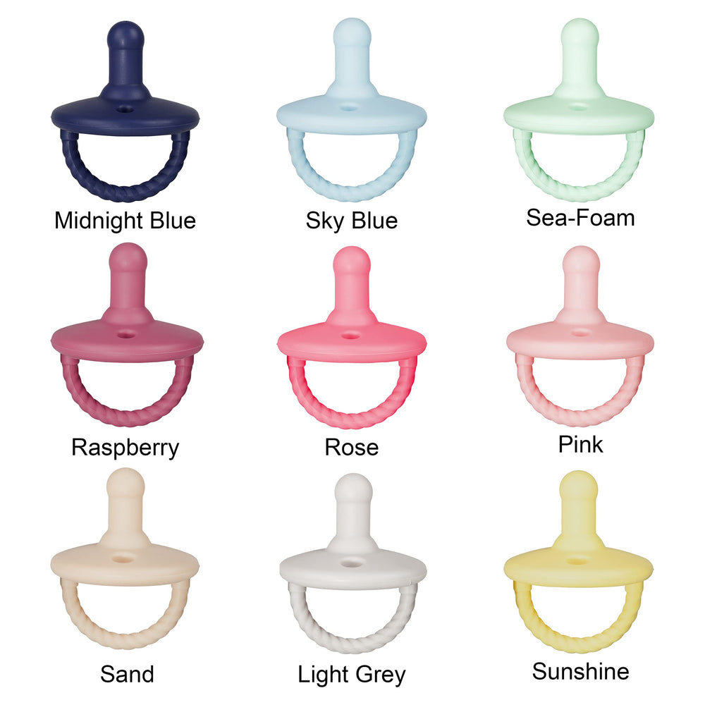 Sweet Child pacifier covered by a satisfaction guarantee for peace of mind