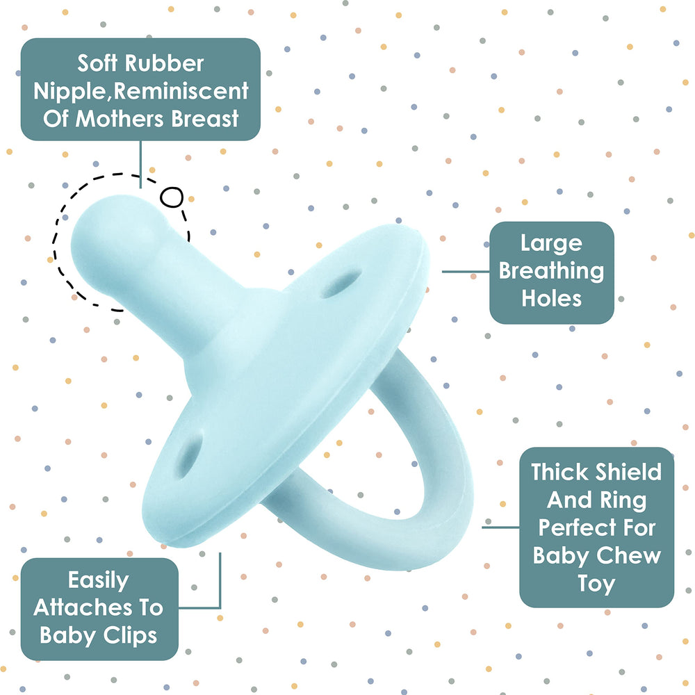 Sweet Child pacifier showing three air holes for ventilation