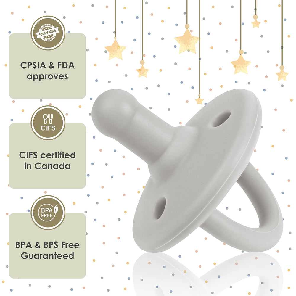 Sweet Child pacifier ultra-lightweight silicone reduces mouth fatigue during use