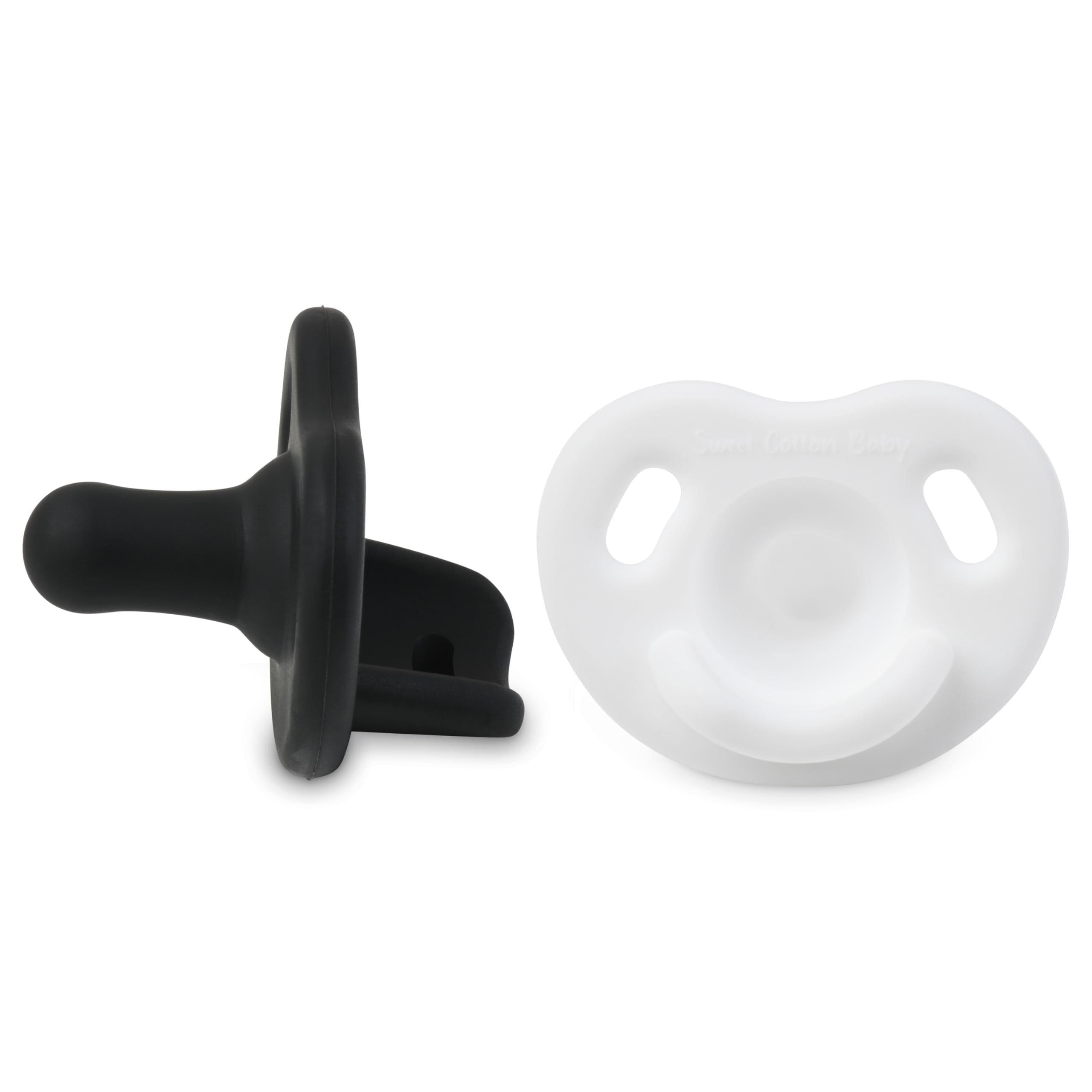 Sweet Cotton Baby pacifier soft silicone latch close-up for natural soothing