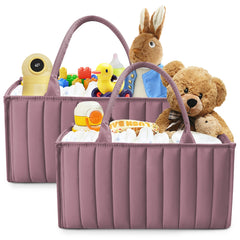Sweet Dolphin diaper caddy in nursery-organization view for effortless setup.