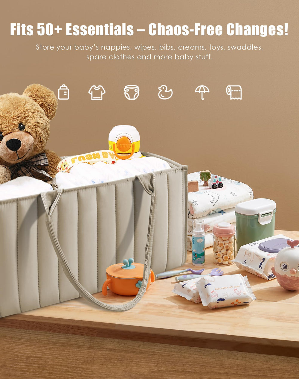 Sweet Dolphin light brown nursery decor enhances any space