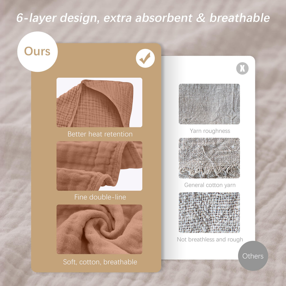 Sweet Dolphin muslin towel is machine washable and quick to dry for busy families