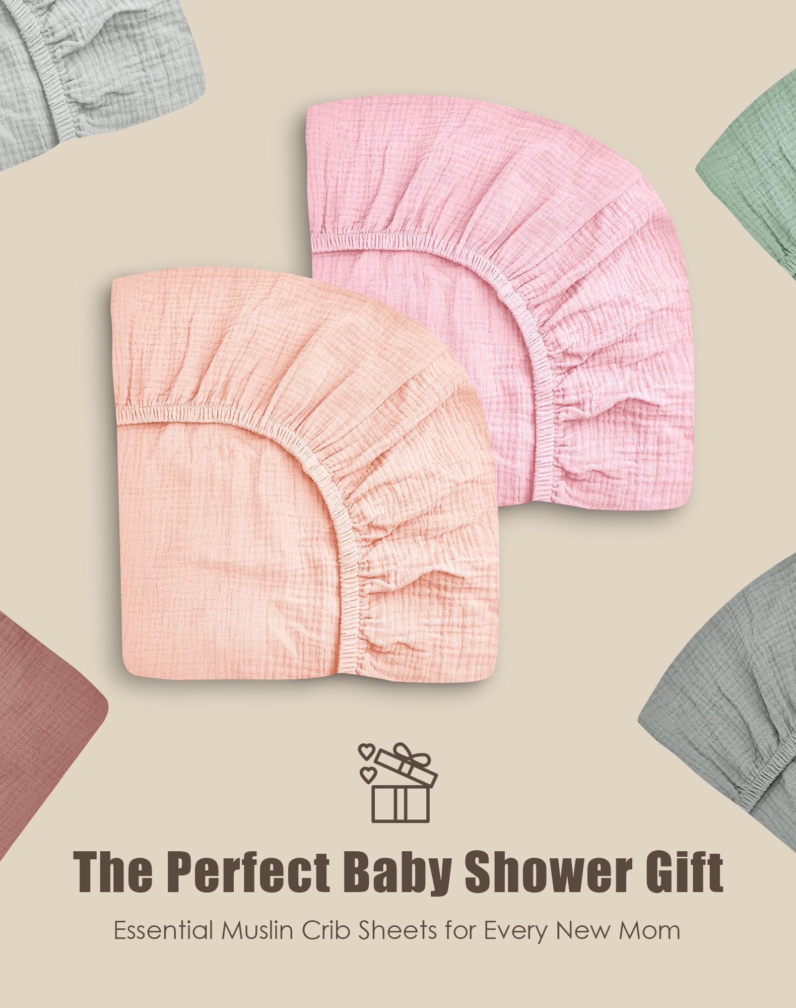 Sweet Dolphin nursery with Light Sakura theme—unisex design in soft tones.
