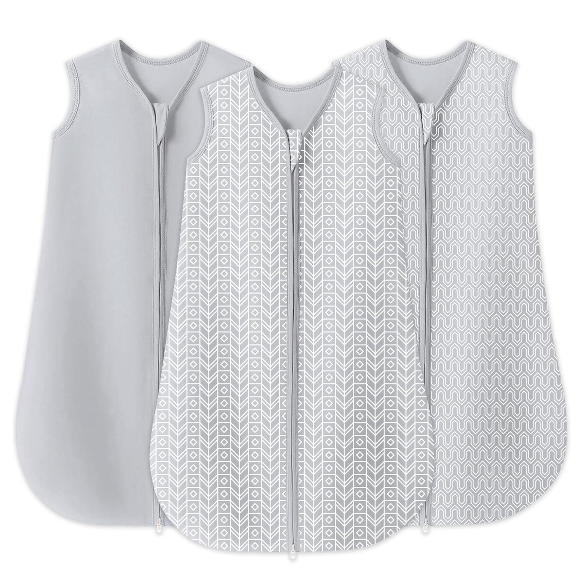 Sweet Dolphin sleep sack cotton fabric close-up showing breathable, skin-friendly material.