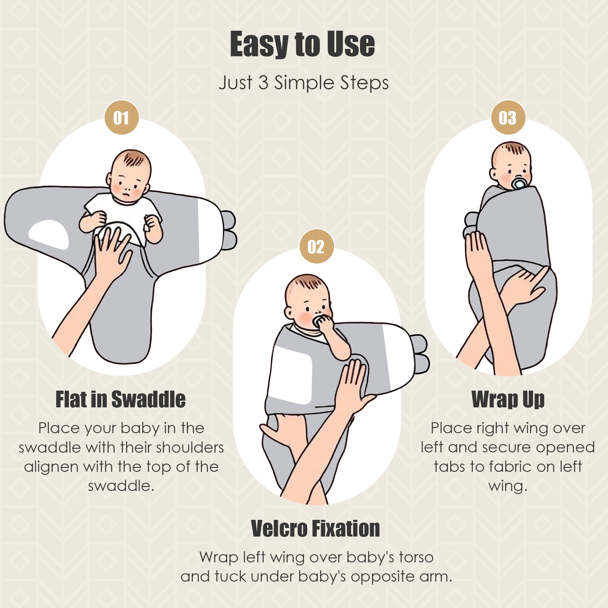 Sweet Dolphin swaddle sack ultra-soft cotton delivers year-round comfort.
