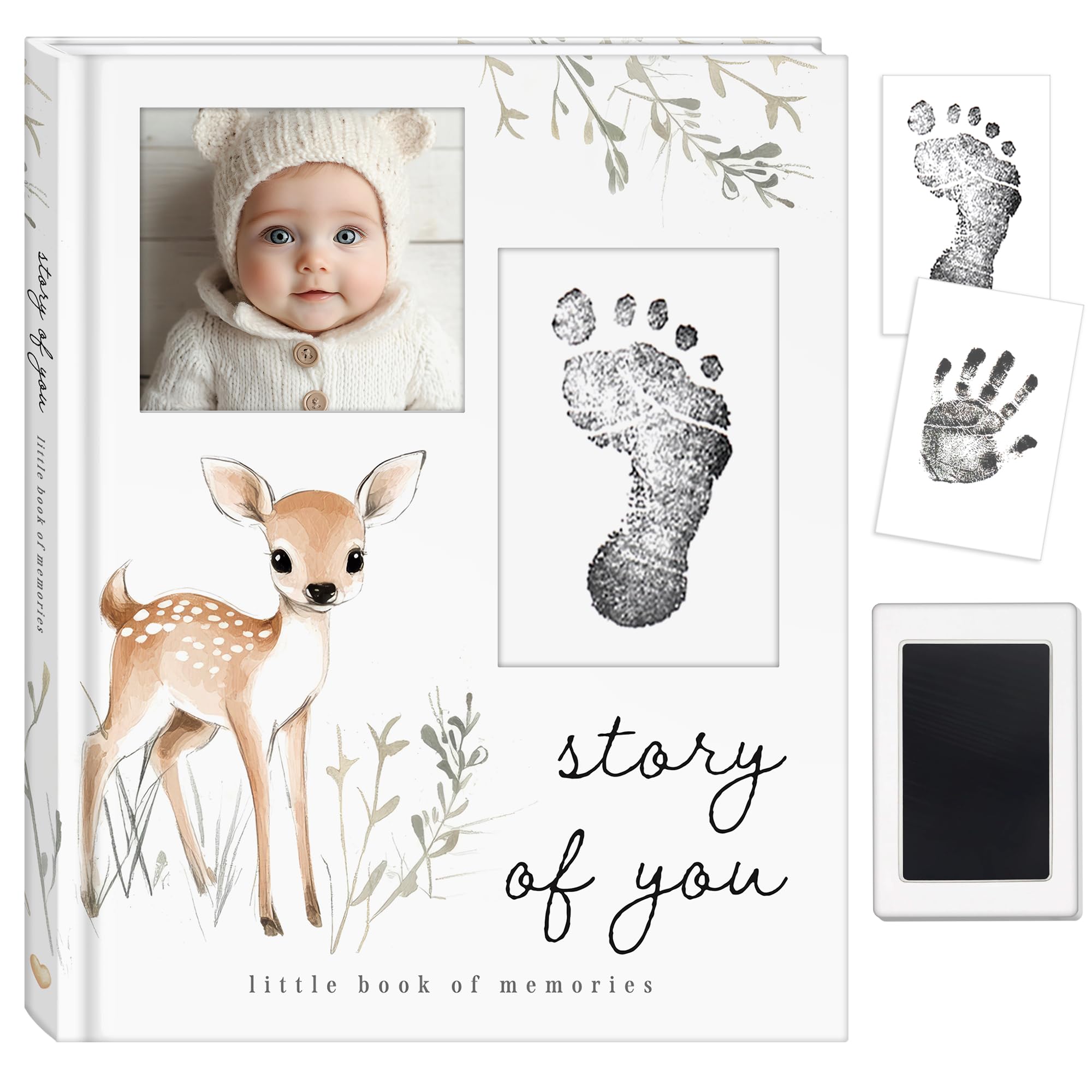Sweet Hope clean-touch ink pad demonstrates mess-free handprints and footprints