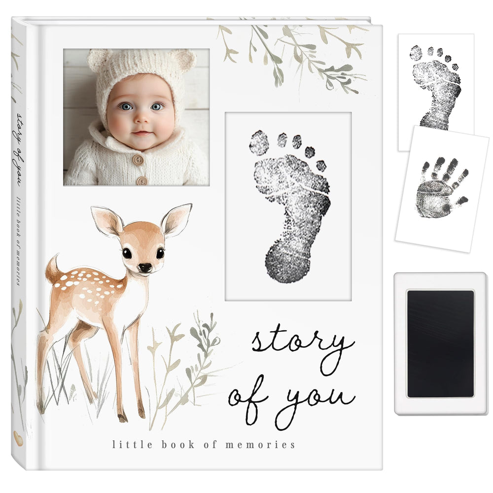 Sweet Hope clean-touch ink pad demonstrates mess-free handprints and footprints