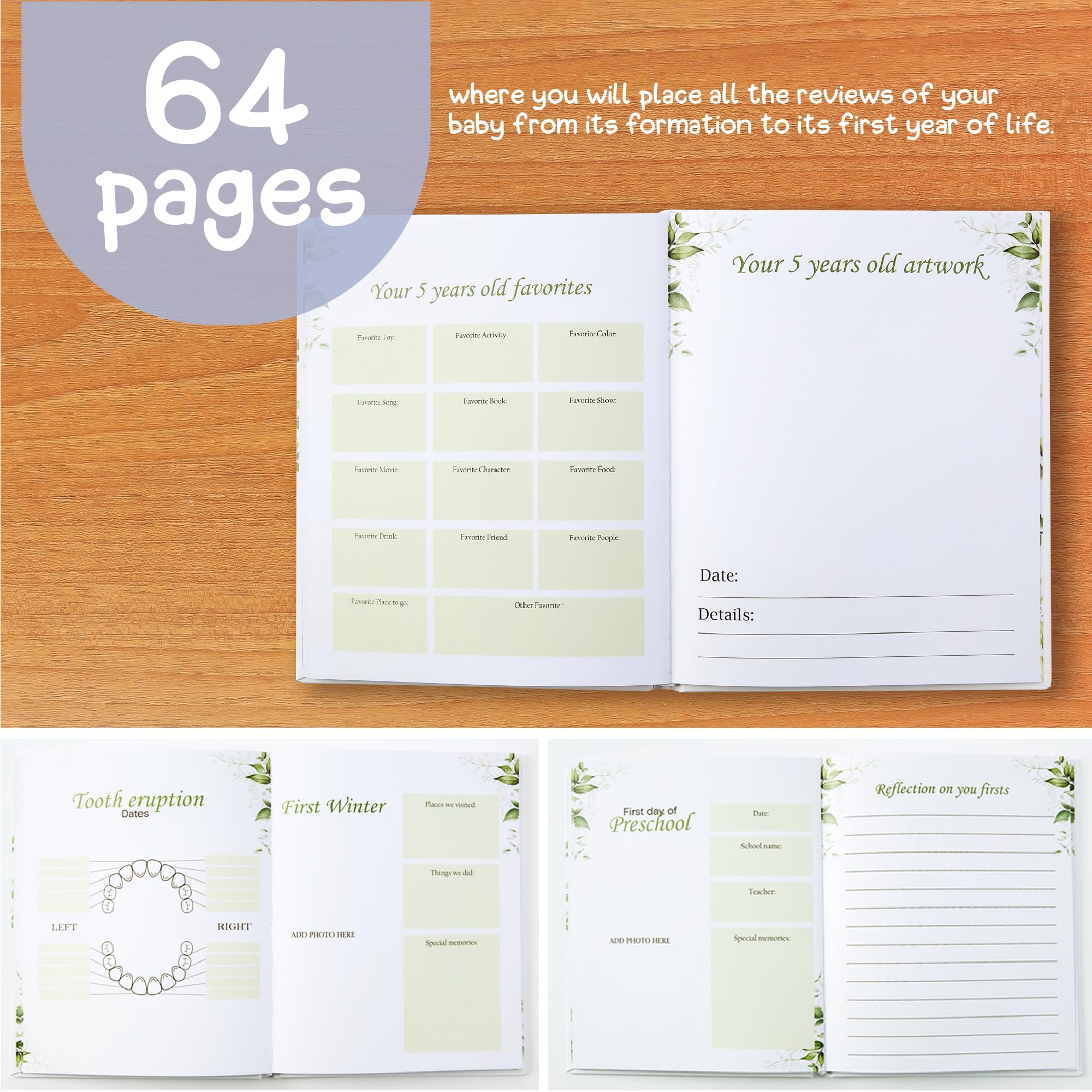 Sweet Hope thick pages provide a premium writing surface