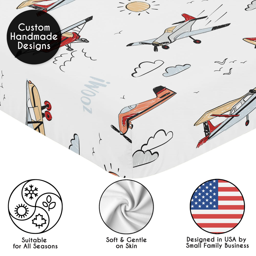 Sweet Jojo Designs nursery coordination ideas image inspires cohesive boy's room decor