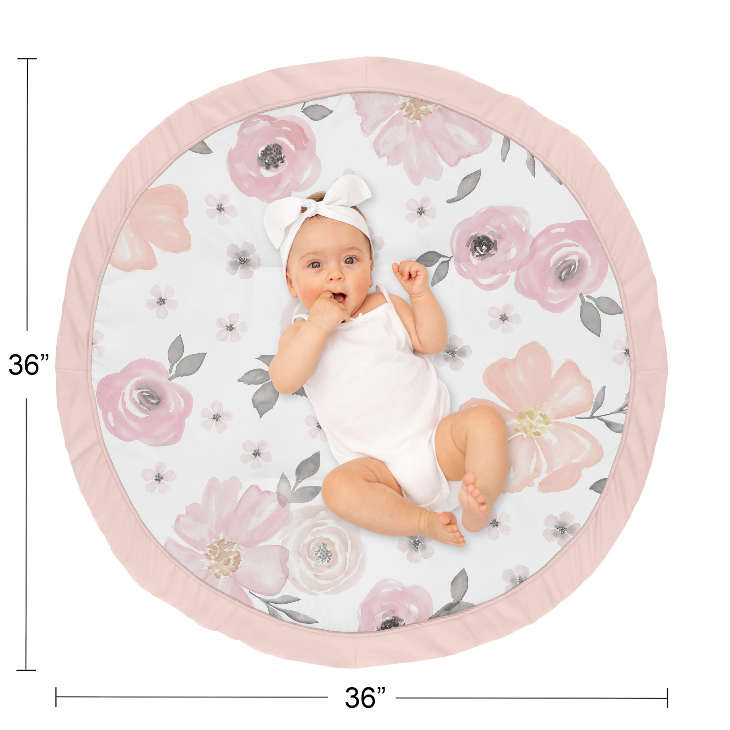 Sweet Jojo Designs baby play mat makes a thoughtful shower gift for new parents.