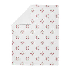 Sweet Jojo Designs baseball print brushed microfiber; lightweight fabric for on-the-go comfort.