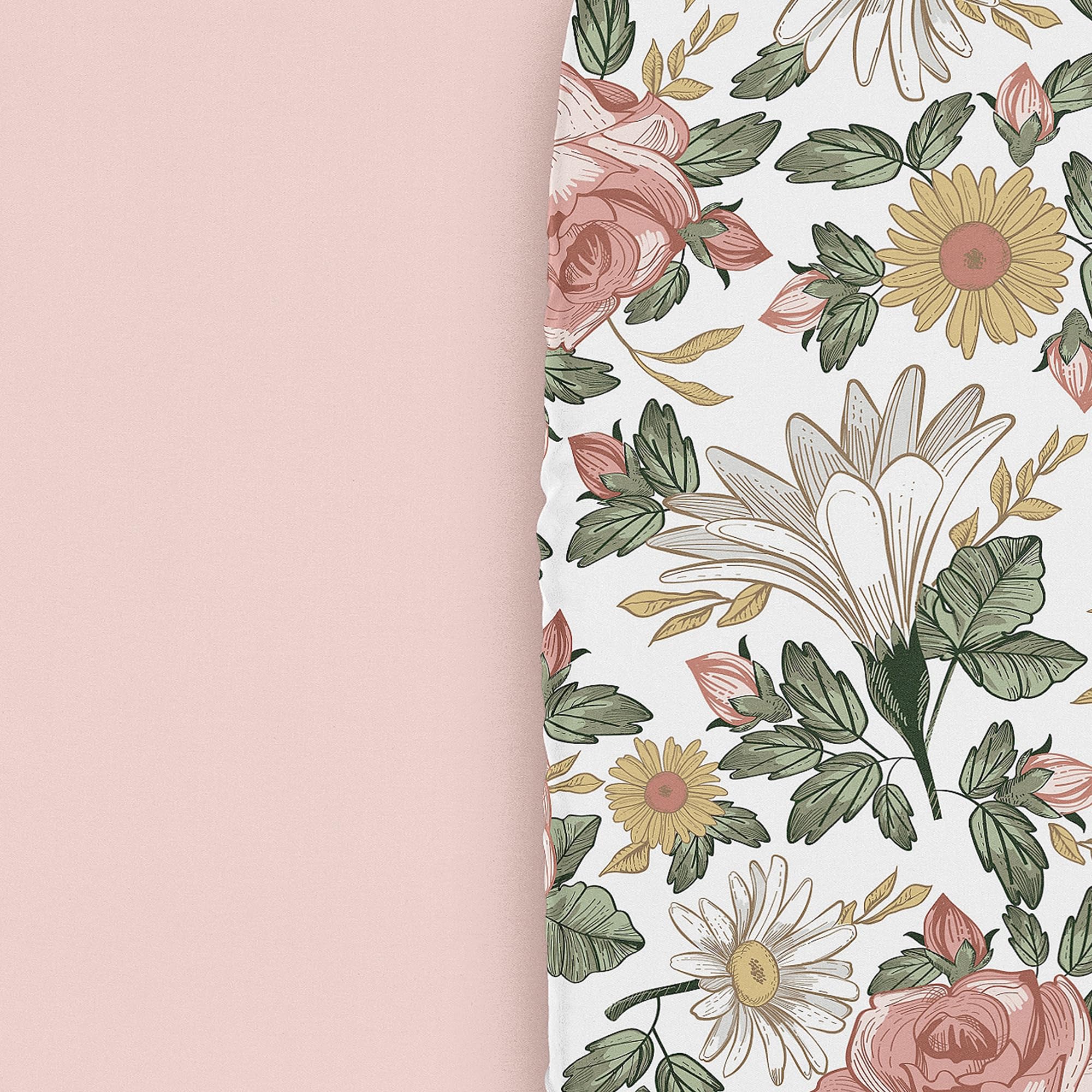 Sweet Jojo Designs bassinet sheets coordinate with nursery decor for a cohesive room look