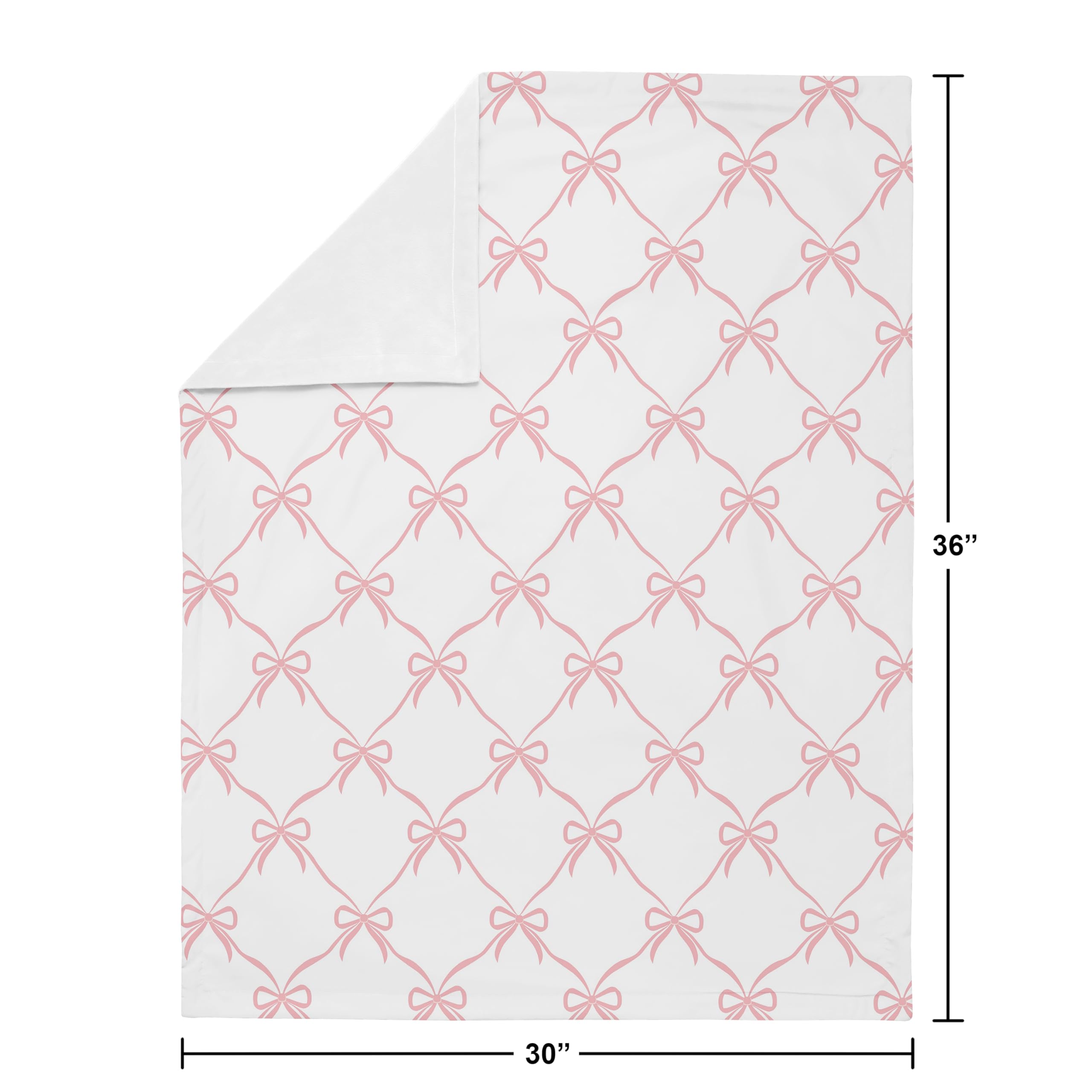 Sweet Jojo Designs blanket for car or stroller use provides portable warmth