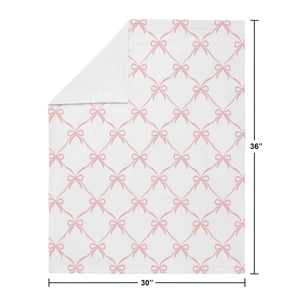 Sweet Jojo Designs blanket for car or stroller use provides portable warmth