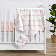 Sweet Jojo Designs blanket reverse minky featuring soft white for soothing snuggles