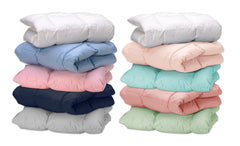 Sweet Jojo Designs blush pink crib comforter box-stitching design keeps fill in place for lasting warmth.