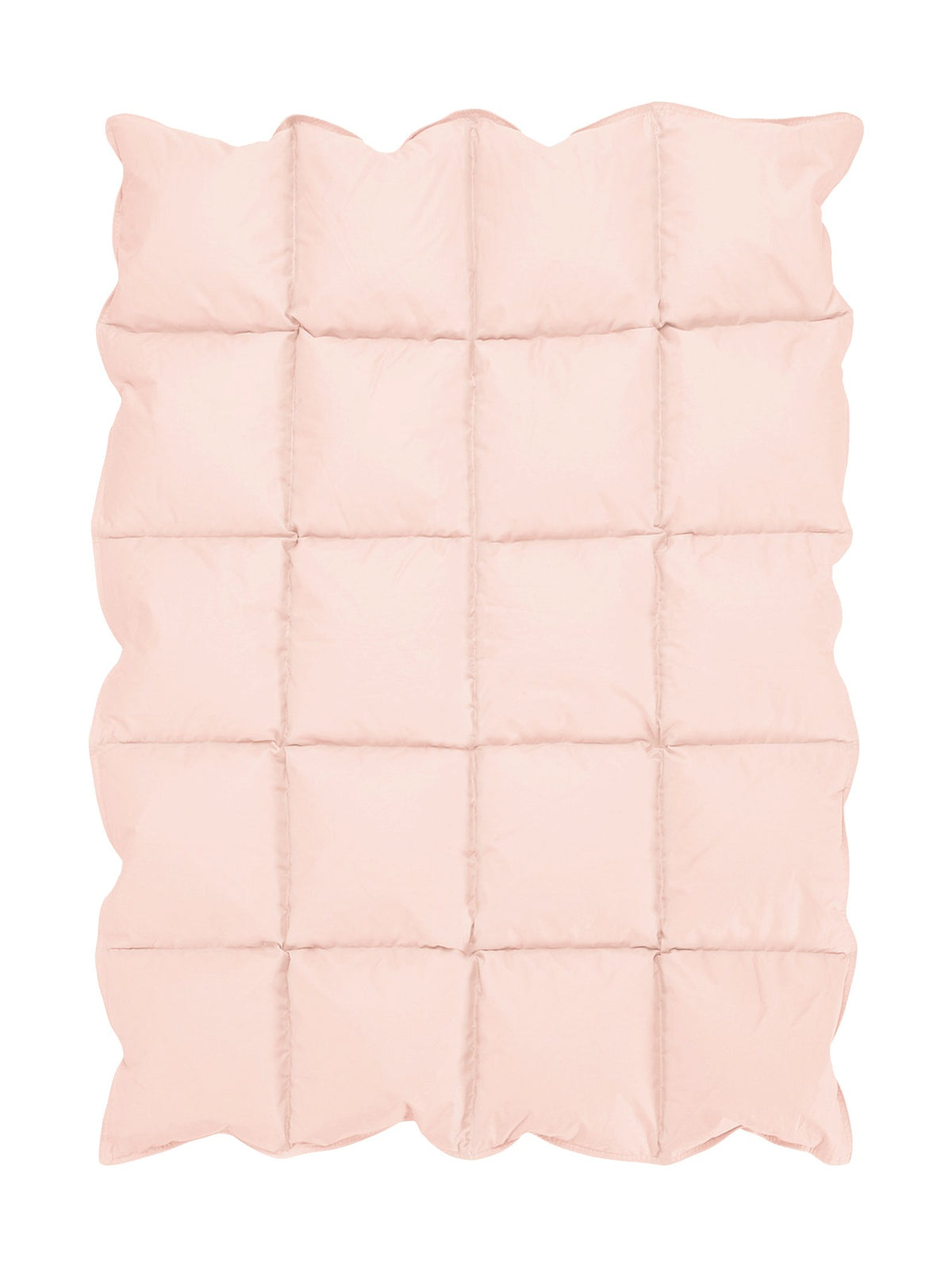 Sweet Jojo Designs blush pink crib comforter front view showing soft brushed microfiber for gentle sleep.