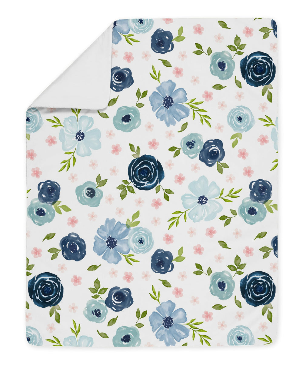 Sweet Jojo Designs brushed microfiber flat sheet texture for easy care
