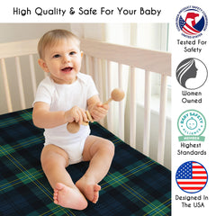 Sweet Jojo Designs brushed-microfiber closeup emphasizes cozy softness for newborn sleep