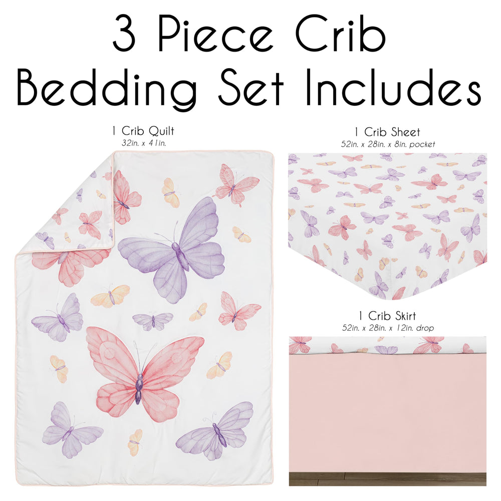 Sweet Jojo Designs crib bedding blanket in microfiber feels soft for nap time
