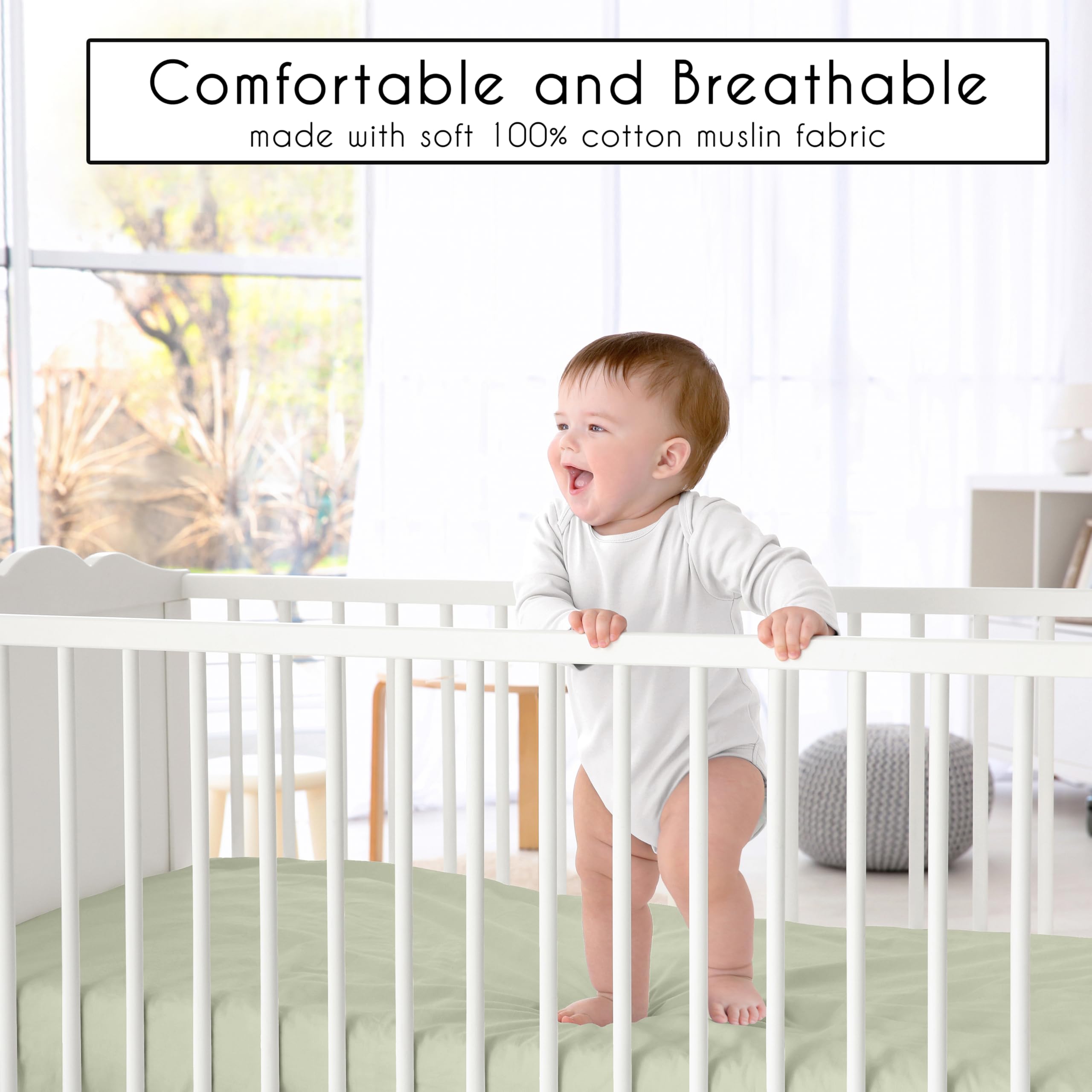 Designed in the USA by Sweet Jojo Designs for safe, comfortable baby bedding.