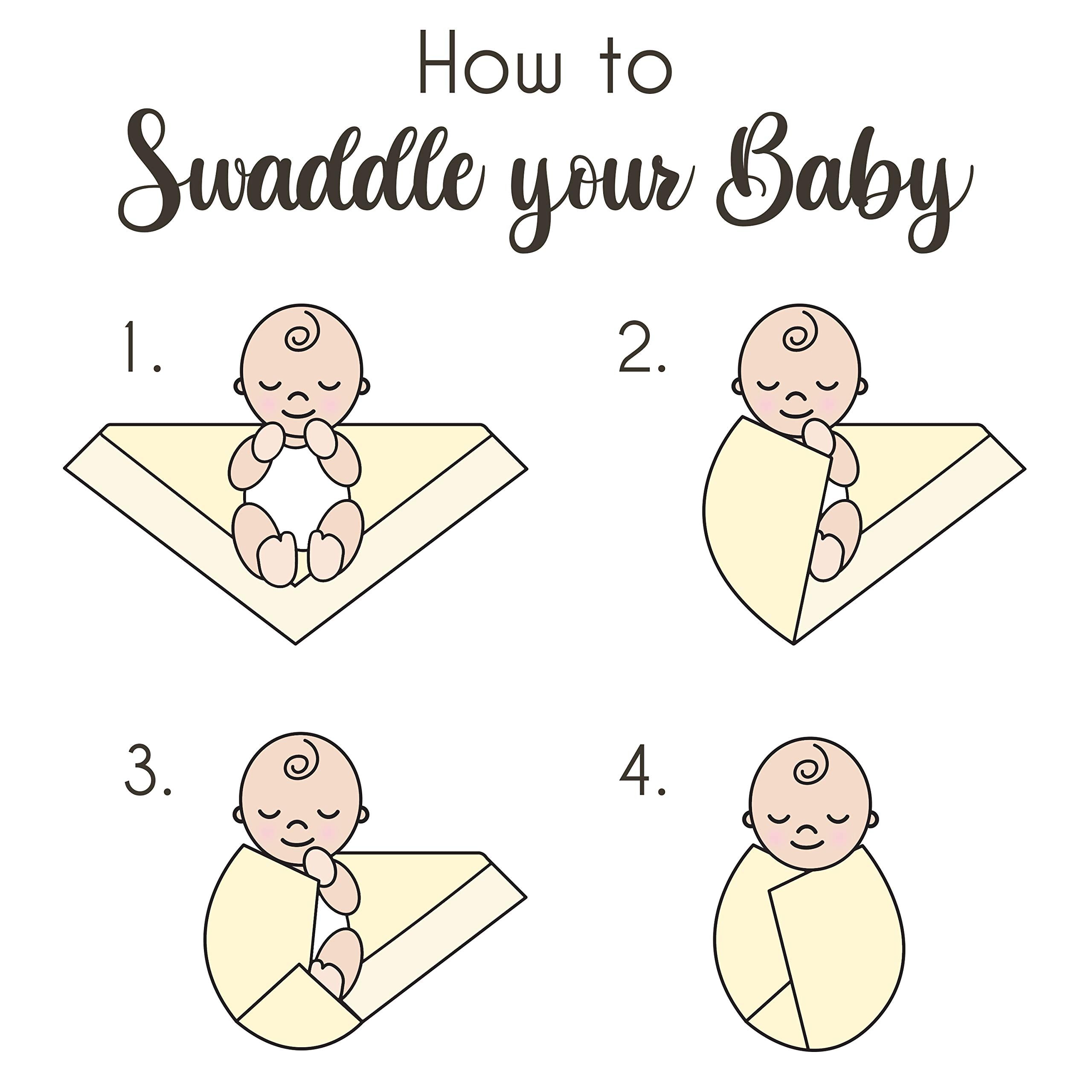Sweet Jojo Designs watercolor animal prints swaddle: color-rich fabric ideal for sensory newborn feelings