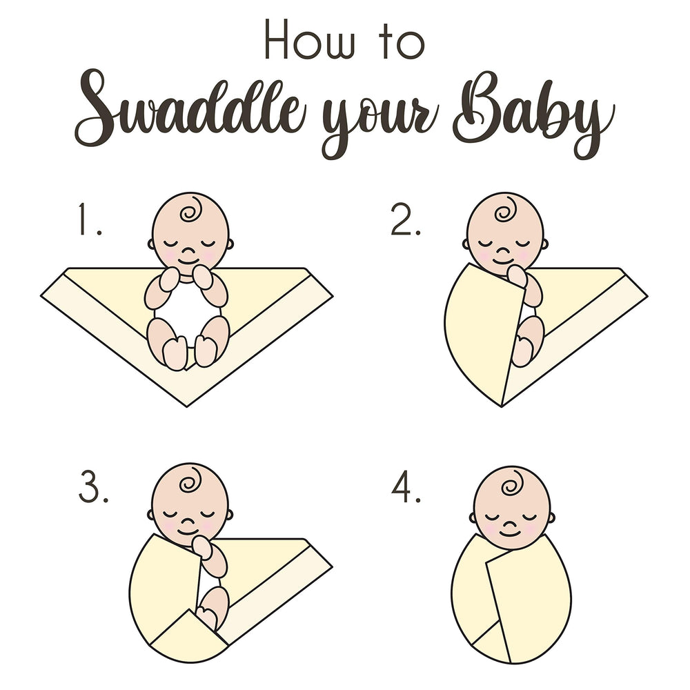 Sweet Jojo Designs watercolor animal prints swaddle: color-rich fabric ideal for sensory newborn feelings