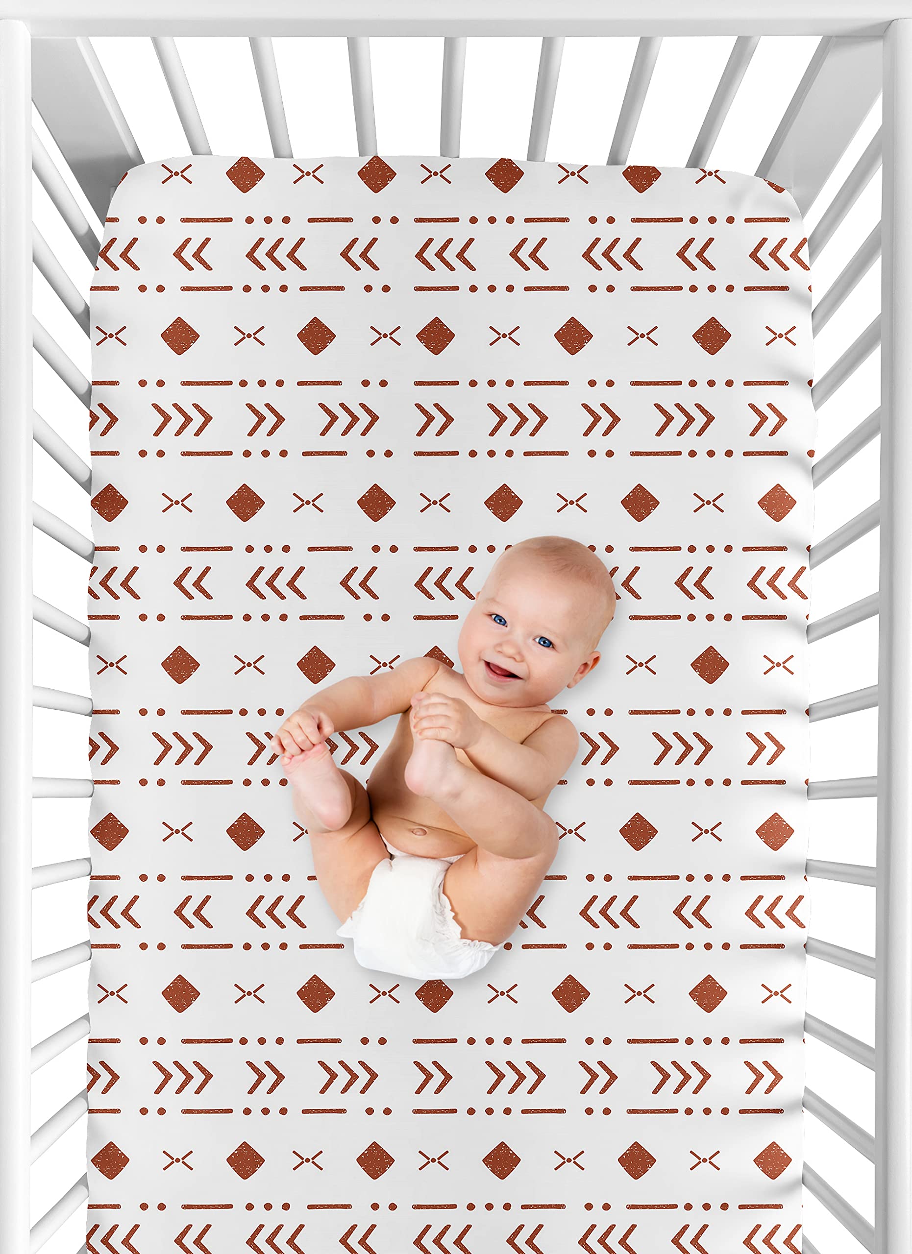 Sweet Jojo Designs microfiber sheet close-up feels soft and breathable for delicate skin.