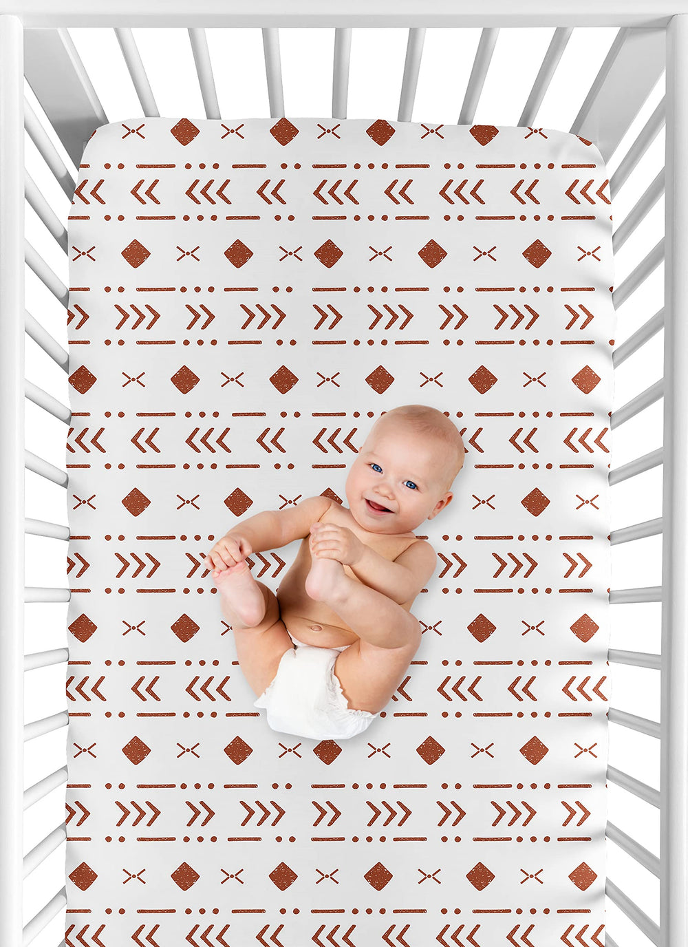 Sweet Jojo Designs microfiber sheet close-up feels soft and breathable for delicate skin.
