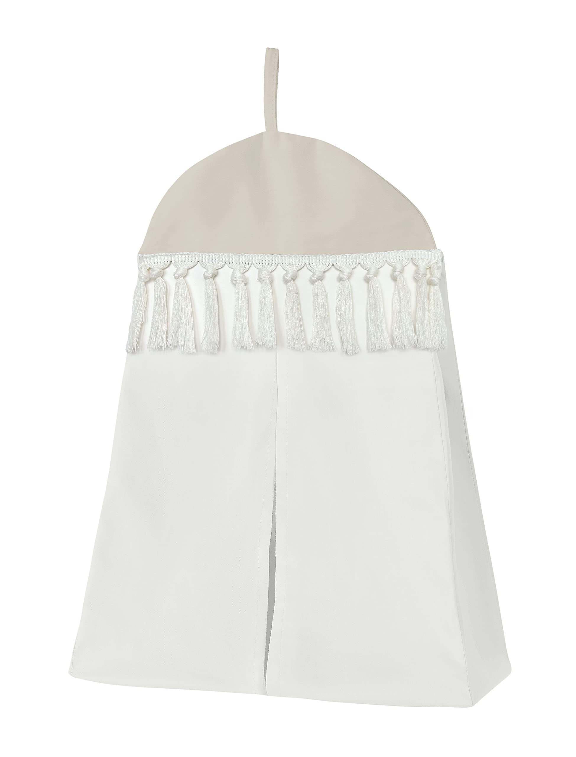 Sweet Jojo Designs fringe detail close-up highlights macrame texture and boutique style.