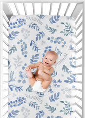 Sweet Jojo Designs fully elastic bottom ensures a secure fit on standard cribs.