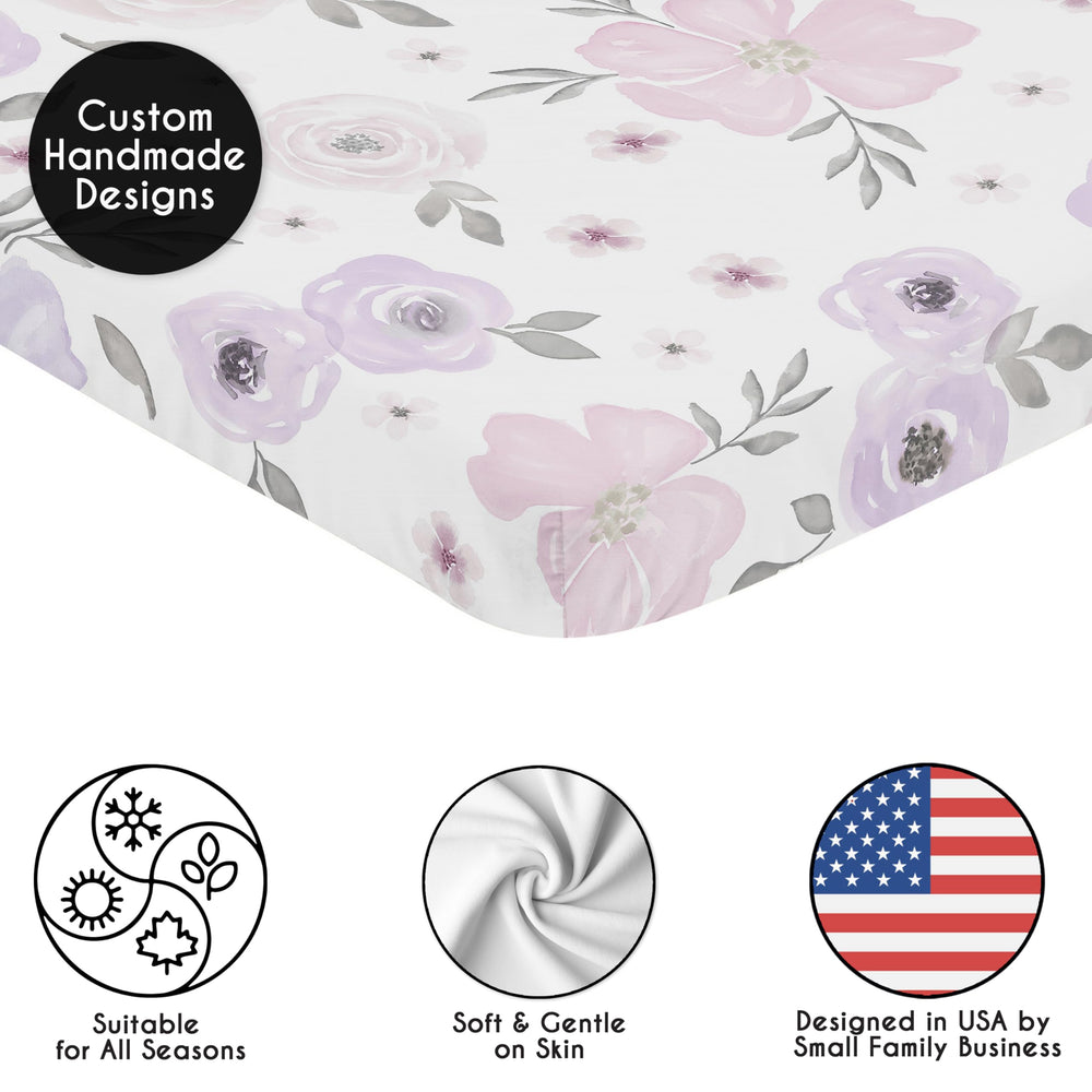 Sweet Jojo Designs gift-ready crib sheets in elegant packaging simplify gifting.