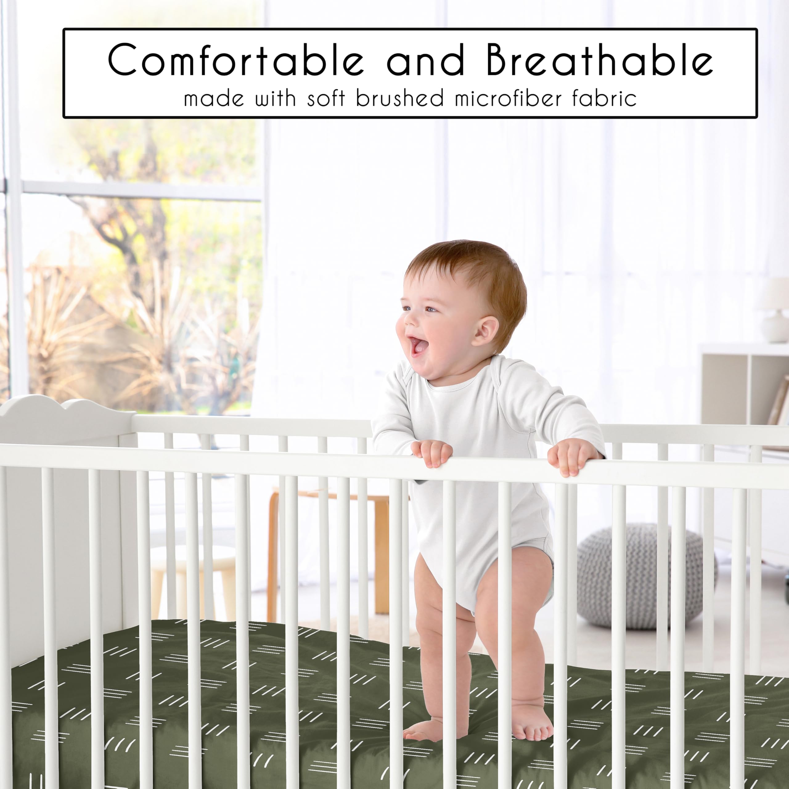 Sweet Jojo Designs Jungle Animals comforter coordinates with the set for a cohesive nursery