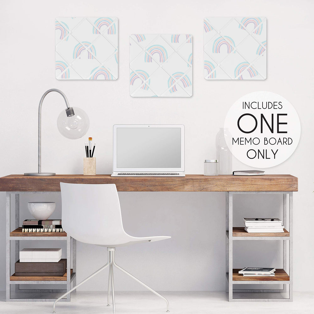 Sweet Jojo Designs ribbon-detail memo board showcasing decorative ribbon for slipping memories