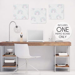 Sweet Jojo Designs ribbon-detail memo board showcasing decorative ribbon for slipping memories