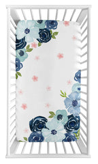 Sweet Jojo Designs photo op print crib sheet in a dreamy nursery setup.