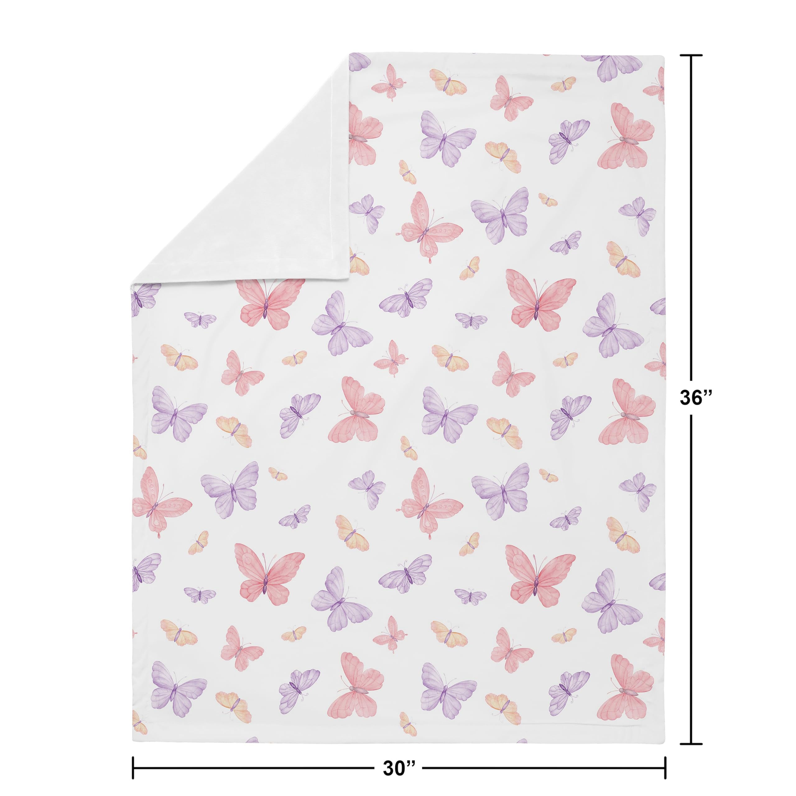 Sweet Jojo Designs nursery-ready blanket brightens play areas with travel-ready comfort