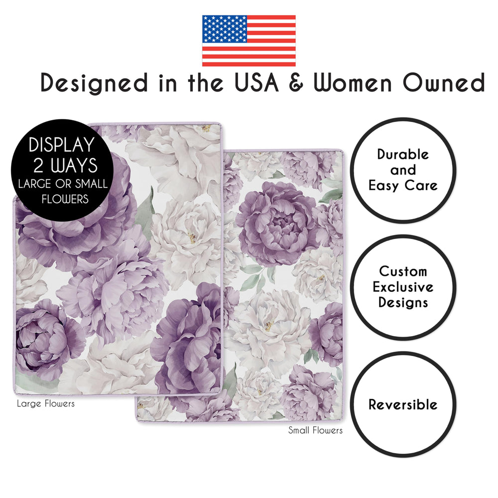 Sweet Jojo Designs lavender crib sheet offers breathable, secure fit on standard cribs