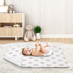 Sweet Jojo Designs swaddle blanket with soft minky reverse; plush warmth for soothing snuggles.