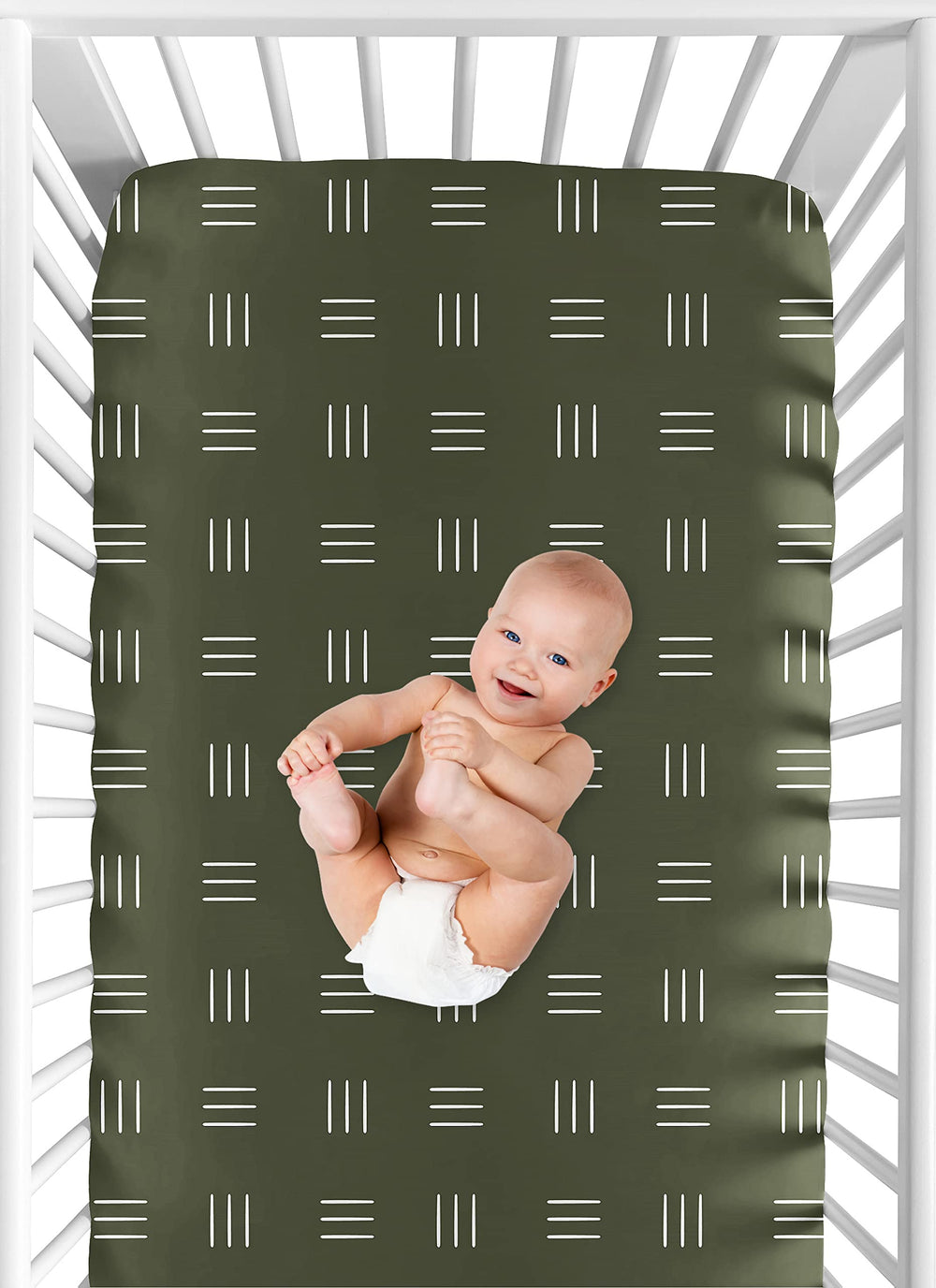 Sweet Jojo Designs USA-designed by parents, soft stretchy fabrics for quick, easy changes.