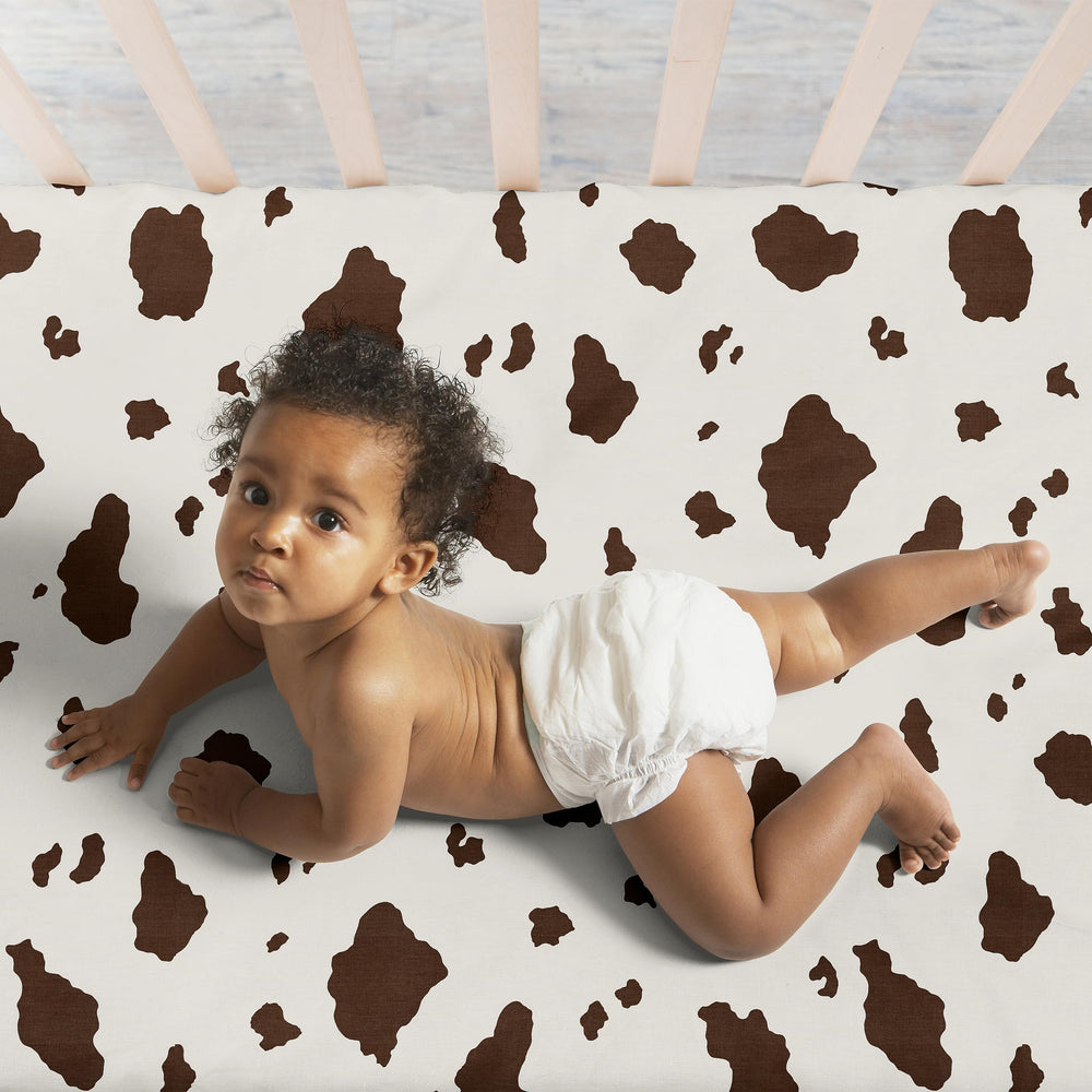 Sweet Jojo Designs wild west art sheets enhance nursery decor and comfort