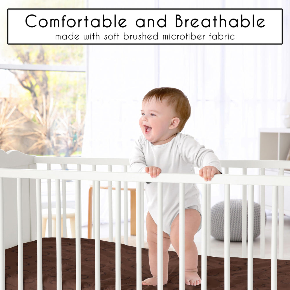 Sweet Jojo Designs Wild West collection complements nursery decor and theme.