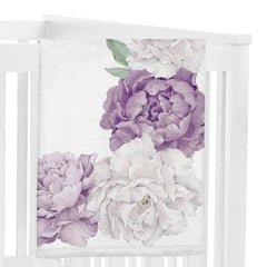 Sweet Jojo Designs Month Frame against soft floral print captures monthly growth milestones.
