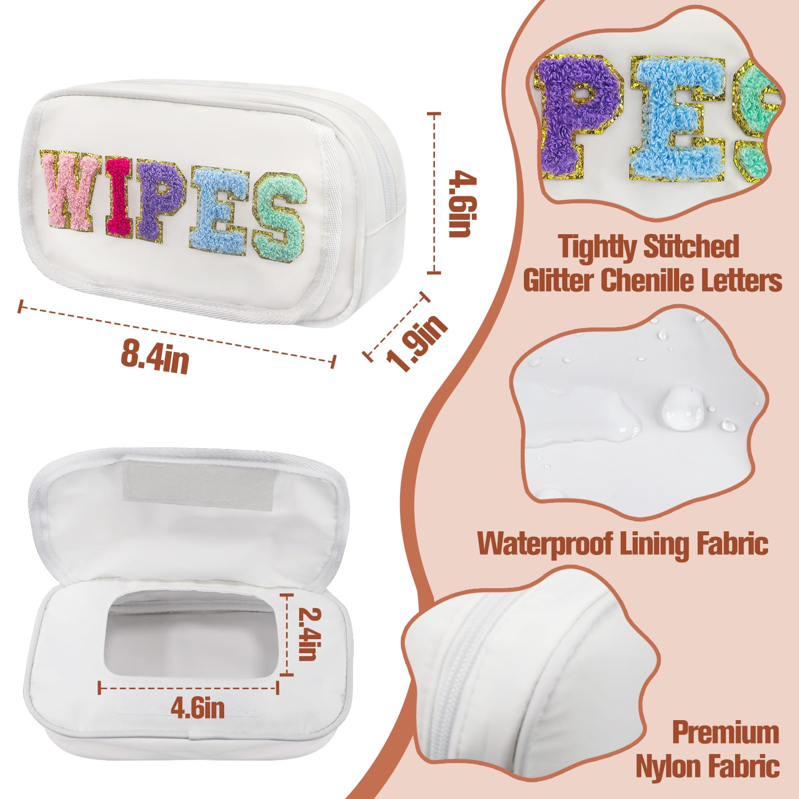 Sweet Lion wipes dispenser ready for travel fits in bags and cars for on-the-go care.