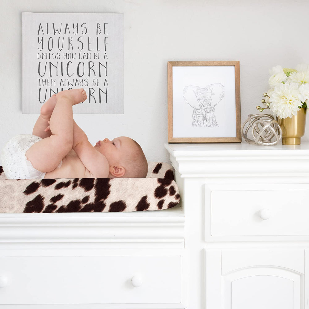 Sweet Potatoes Nursery-style cover coordinates with coordinating bedding for cohesive spaces.
