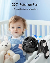 SWEETFULL stroller fan rechargeable design offers reusable, eco-friendly airflow.