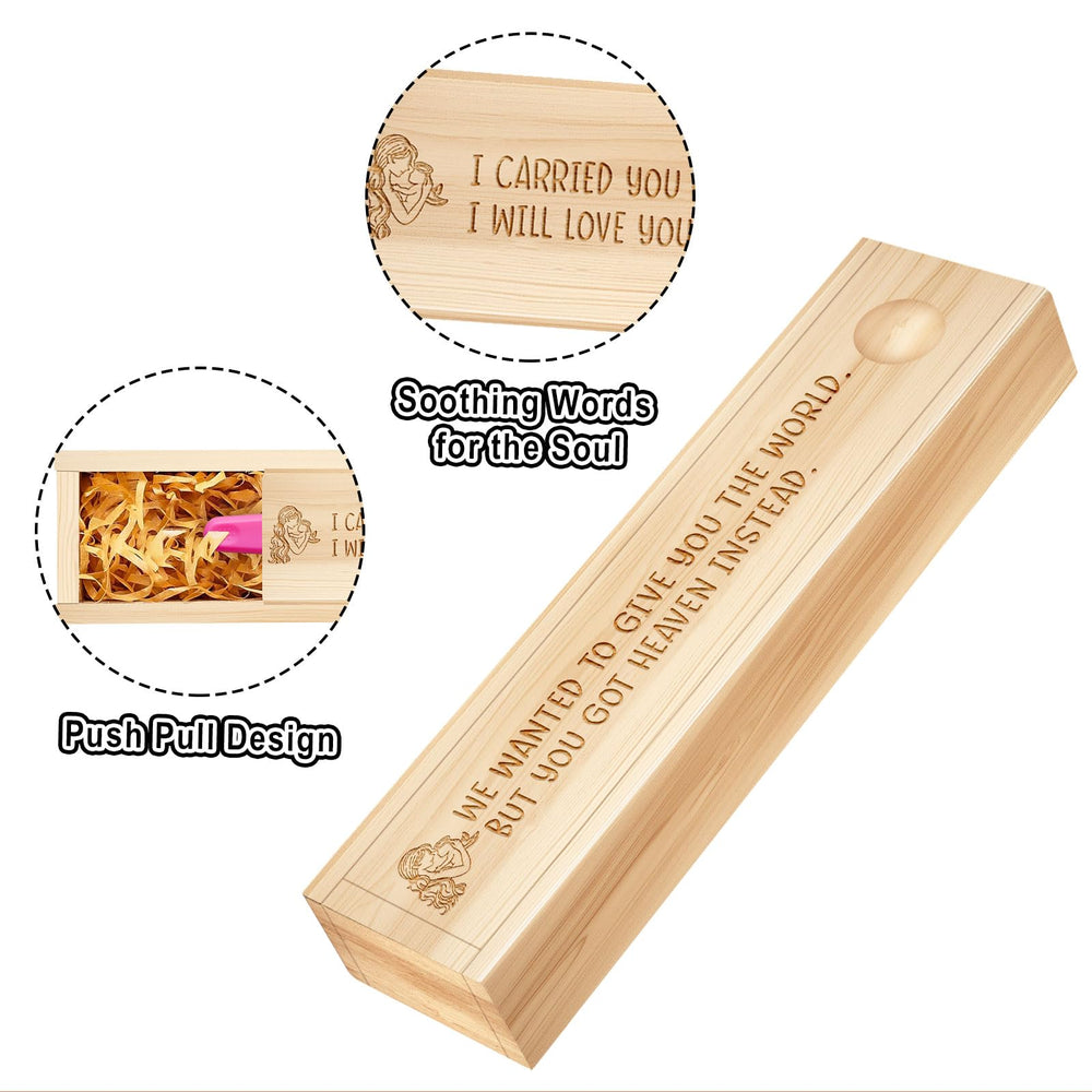 Compact dimensions 9.1 x 2.1 x 1.1 inches to hold a standard pregnancy test.